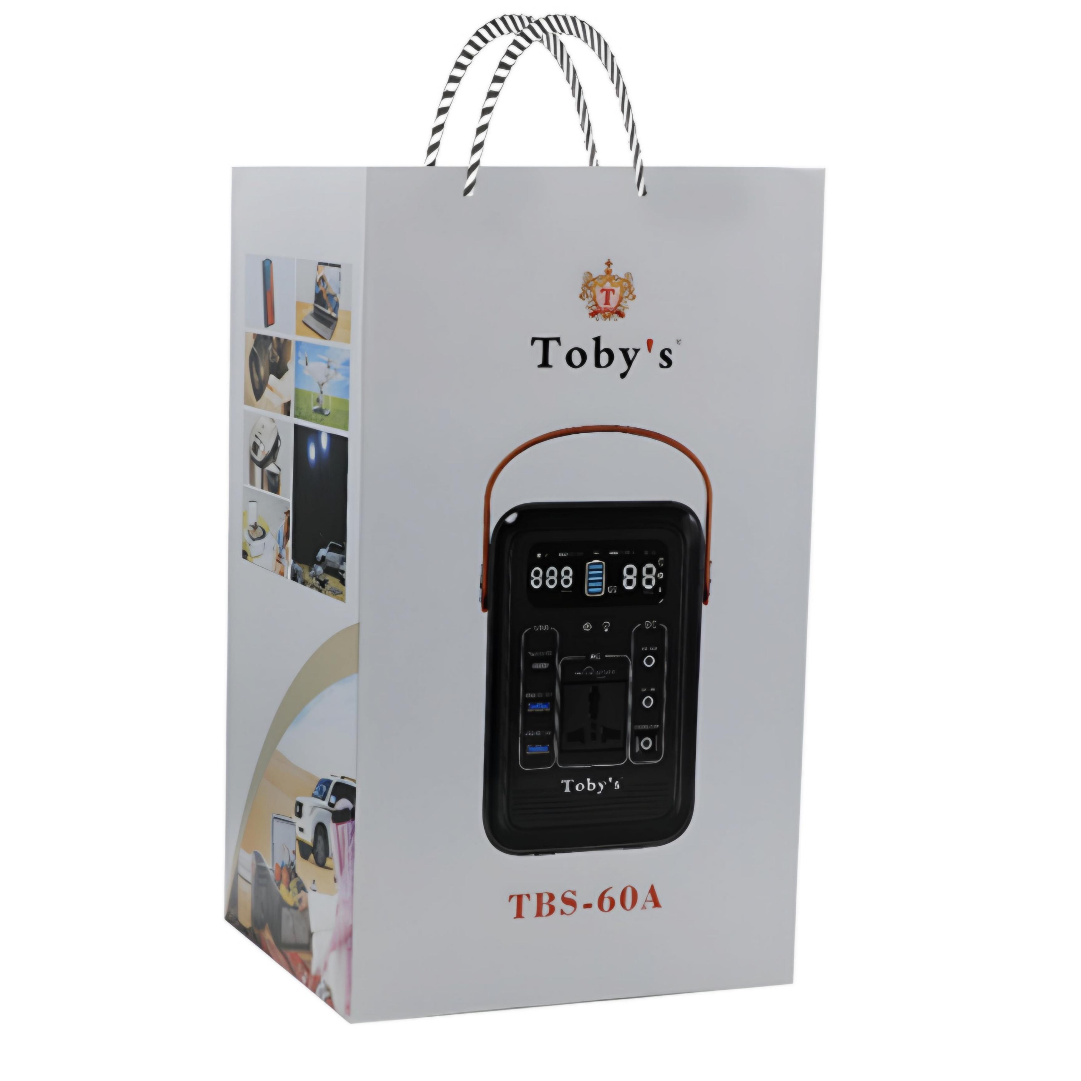 بطارية  توبز محمولة TBS 60 امبير